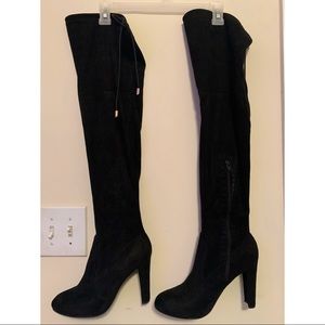 Wet Seal THIGH HIGH BOOT BLACK